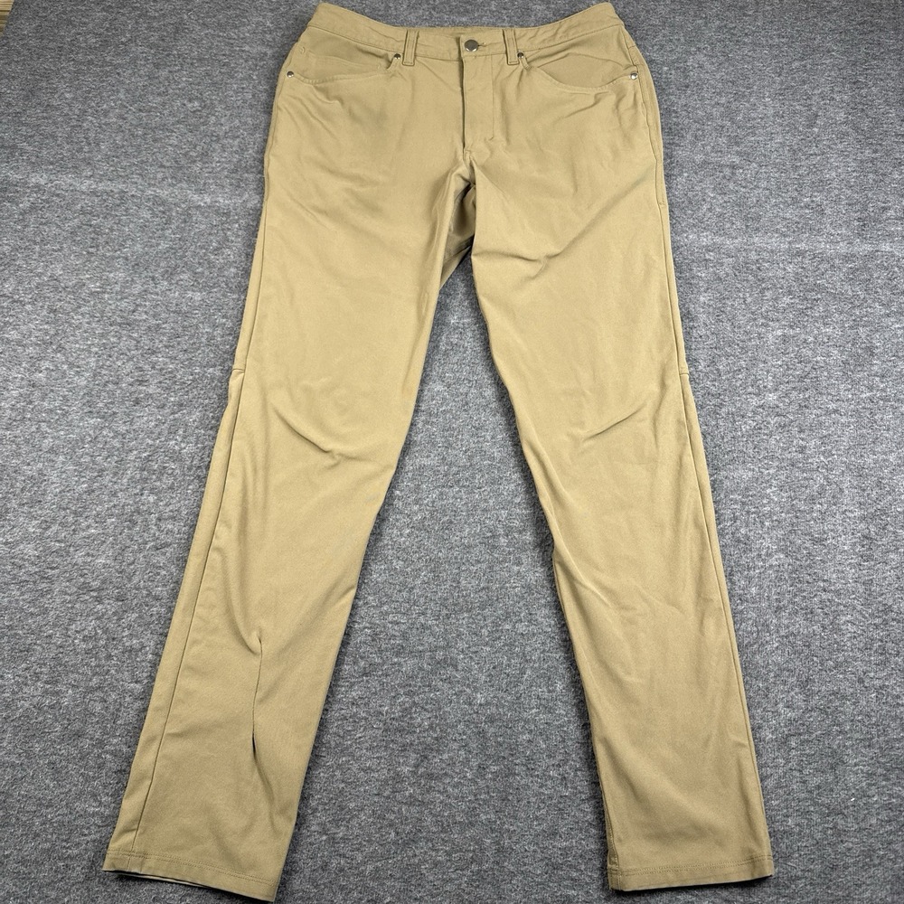 Lululemon Pants Mens 31x32 Brown Commission ABC Chino Warpstreme *RIPPED*